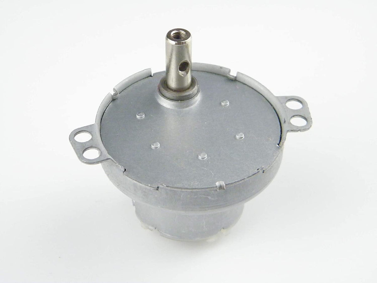 CHANCS DC Gear Motor Electric Motor JS-50 12V DC 8RPM CW/CCW Horizontal Hole Shaft for Fan Motor