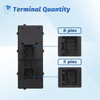 Power Window Switch Control Button Compatible with Ford F250 F350