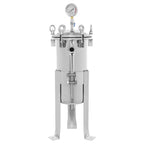 Stainless Steel Bag Filter Housing Solid-Liquid Separation Tool (1" NPT)