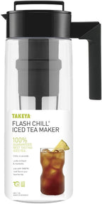 Flash Chill Iced Tea Maker - Versatile Tea Brewer for Loose/Bagged Tea - Patented Flash Chill Tech Hot/Cold Use