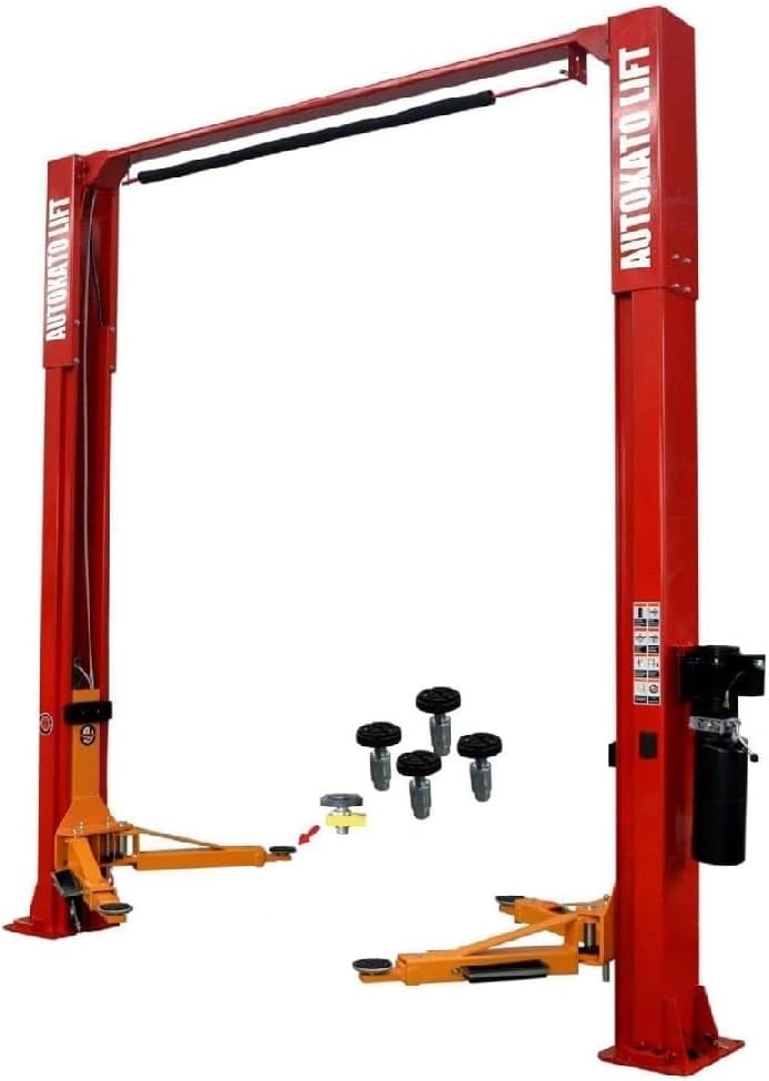 KT-M120L 12000lbs Two Post Lift Auto Lift 2 Post Car Lift Extra Height 167” / 4.235M Max Wide 151 Inch Truck Clear