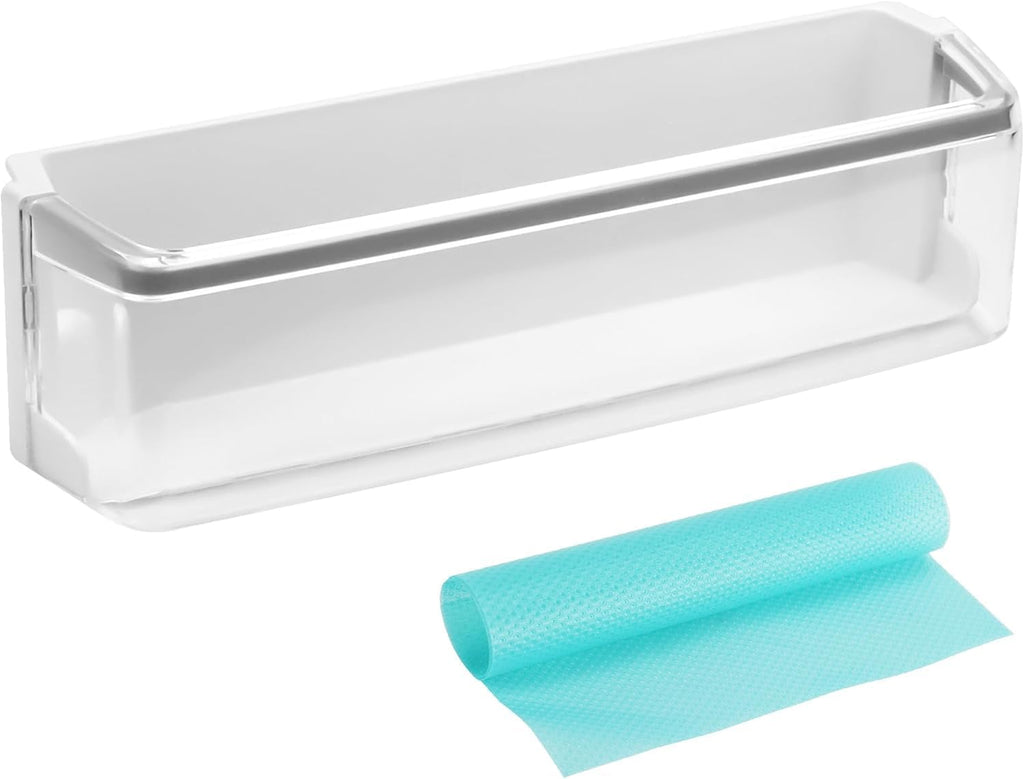 UPGRADED AAP73252302 AAP73252306 Refrigerator (Left) Door Shelf Bin Compatible with L-G, Ken-more Sears, Ken-more Elite Door Shelf Basket Assembly - 1 PACK By Fetechmate
