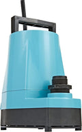 Little Giant 1/6 HP Aluminum Manual Utility Pump, Blue