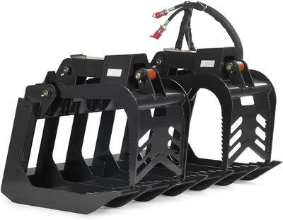 60" Grade 50 Standard Series Root Grapple Bucket, SSQA Connection, Dual Cylinder Hydraulic Design for Medium-Duty