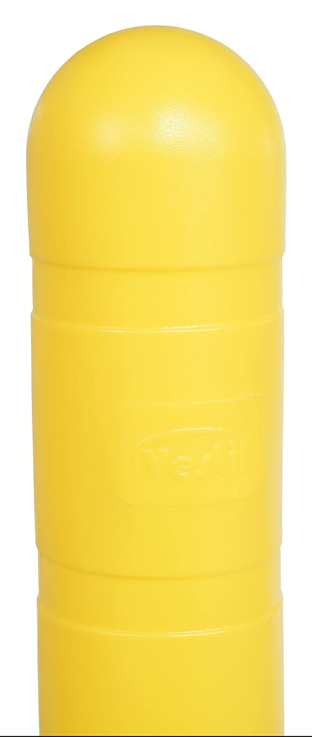 BPC-36-4.5 Low Density Polyethylene Bollard Post Cover 36 in. x 4-1/2 in. Yellow