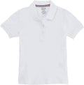 Girls' Short Sleeve Stretch Pique Polo Shirt