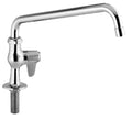 T&S Brass 5F-1SLX18 Equip Faucet, Single Hole/Temp, 18" Swing Nozzle, Laminar Outlet, Lever Handles