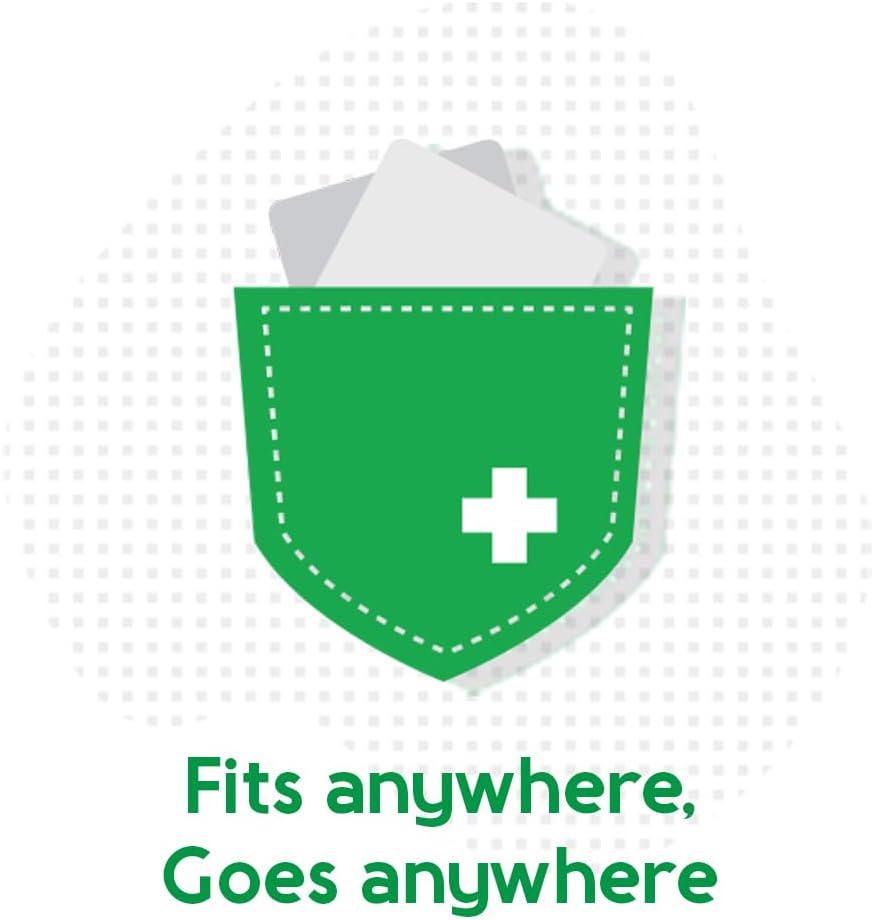 First Aid Anesthetic Swabs, Instant Pain + Itch Relief from Bee Stings and Bug Bites, First Aid Kit Refill Supplies