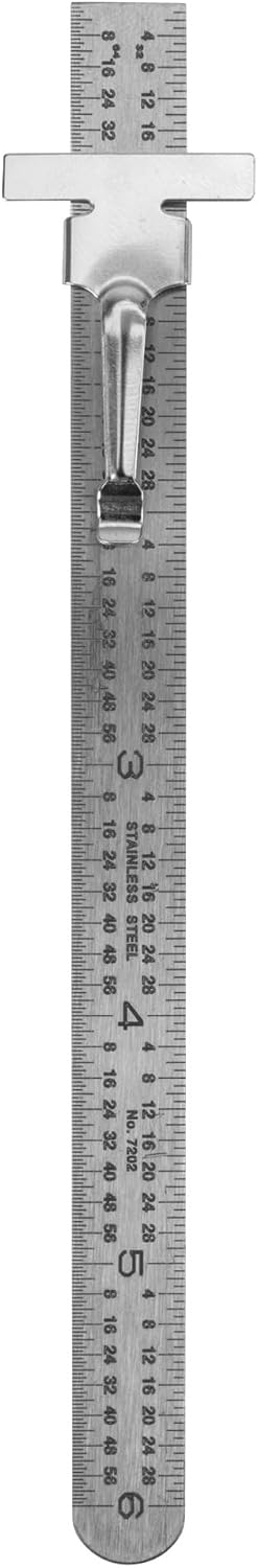 Performance Tool W5707 6 in. Stainless Steel Sliding Depth Gauge