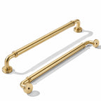 5 Pack 12 Inch Solid Zinc Alloy Brushed Gold Cabinet Pulls