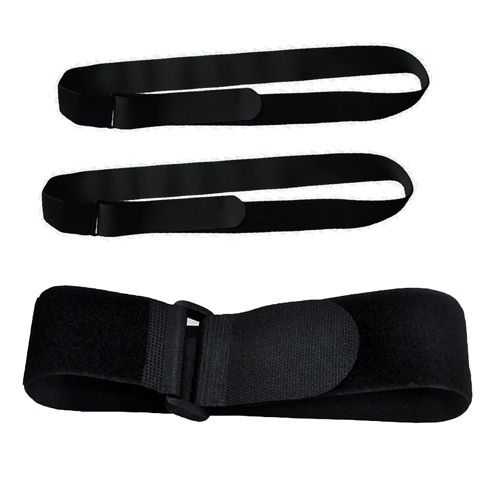 10Pack 1x20” Reusable Nylon Cable Straps with Buckle for Cords Organizer