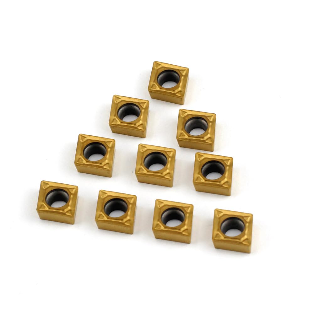 OSCARBIDE Carbide Inserts DCMT070204/DCMT21.51 Turning Inserts 10Pcs