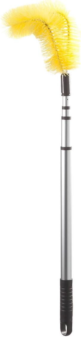 GRIXX Telescopic Gutter Brush, Extendable Gutter Cleaner Tool for Removing