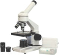 M102C-PB10 1000X Biological Compound Microscope with Prepared | 40X-1000X Magnification Range