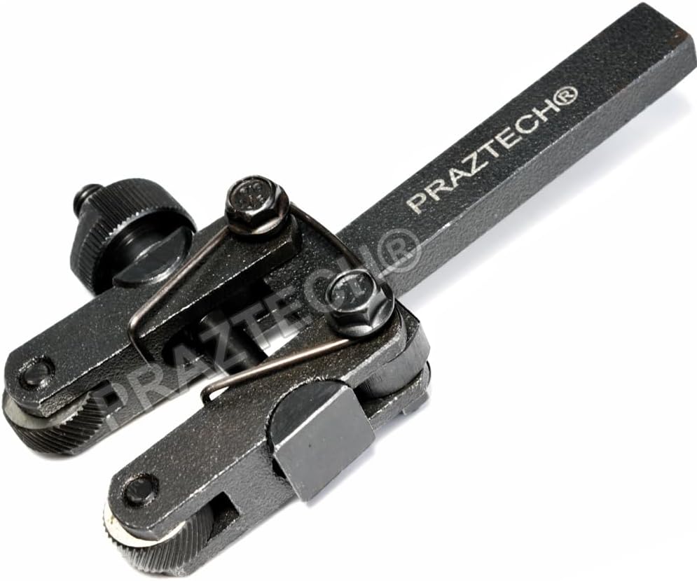 PRAZTECH Quality Spring Loaded Action Clamp Type Knurling Tool 3-25 mm Capacity- 5/8'' Square Shank for Lathes 16 mm