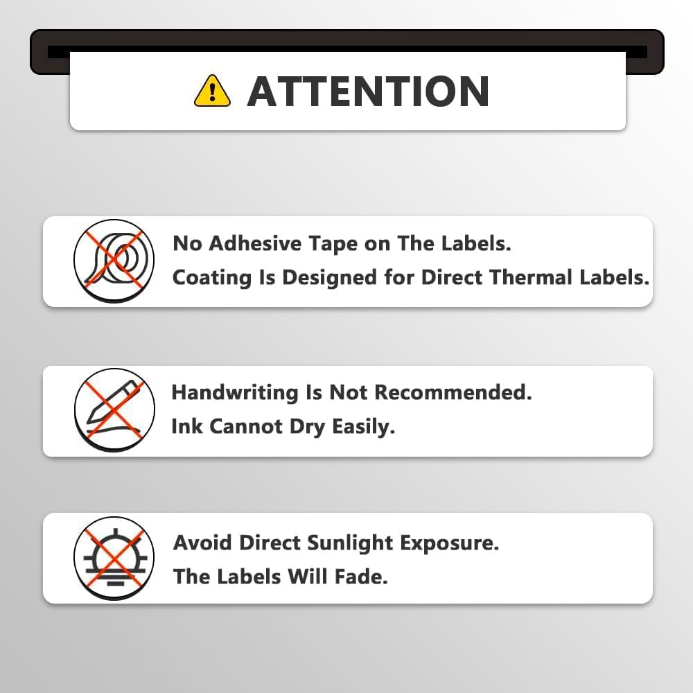 Compatible DYMO 1744907 (4" x 6") Shipping Labels, Perforated, Compatible with DYMO Labelwriter 4XL Rollo & Zebra