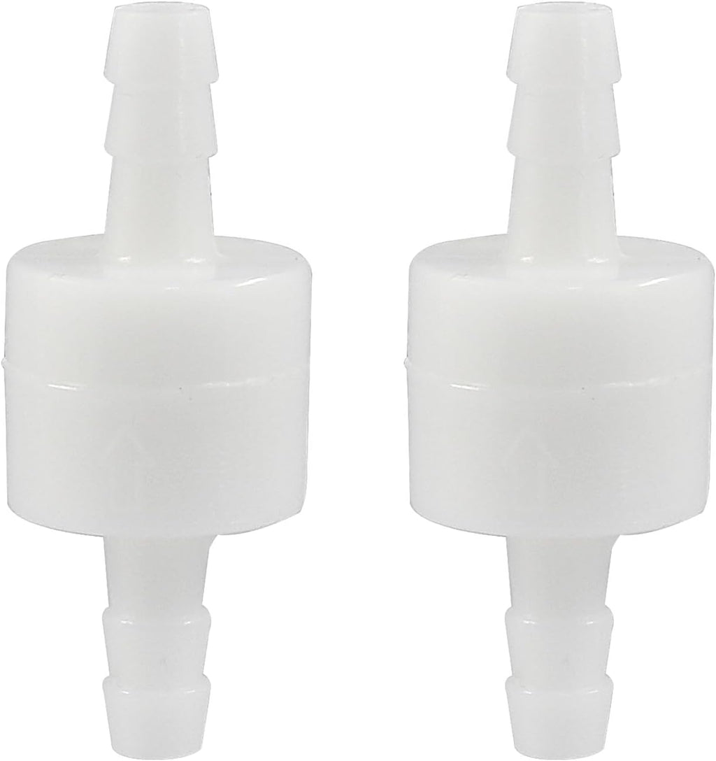 Litoexpe 2 Pcs 1/4" One Way Inline Check Valve