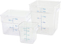 12 qt Square Plastic Storage Container