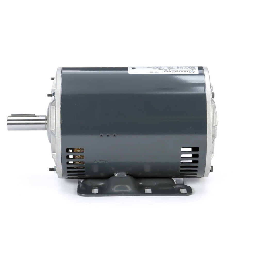 Marathon K065 56HZ Frame General Purpose Motor, 3 Phase, Rigid Base, Open Drip Proof, 6.2-6.2/3.1 amp, 2 hp, 1800 RPM, 208-230/460V, Suitable for Use on VFD