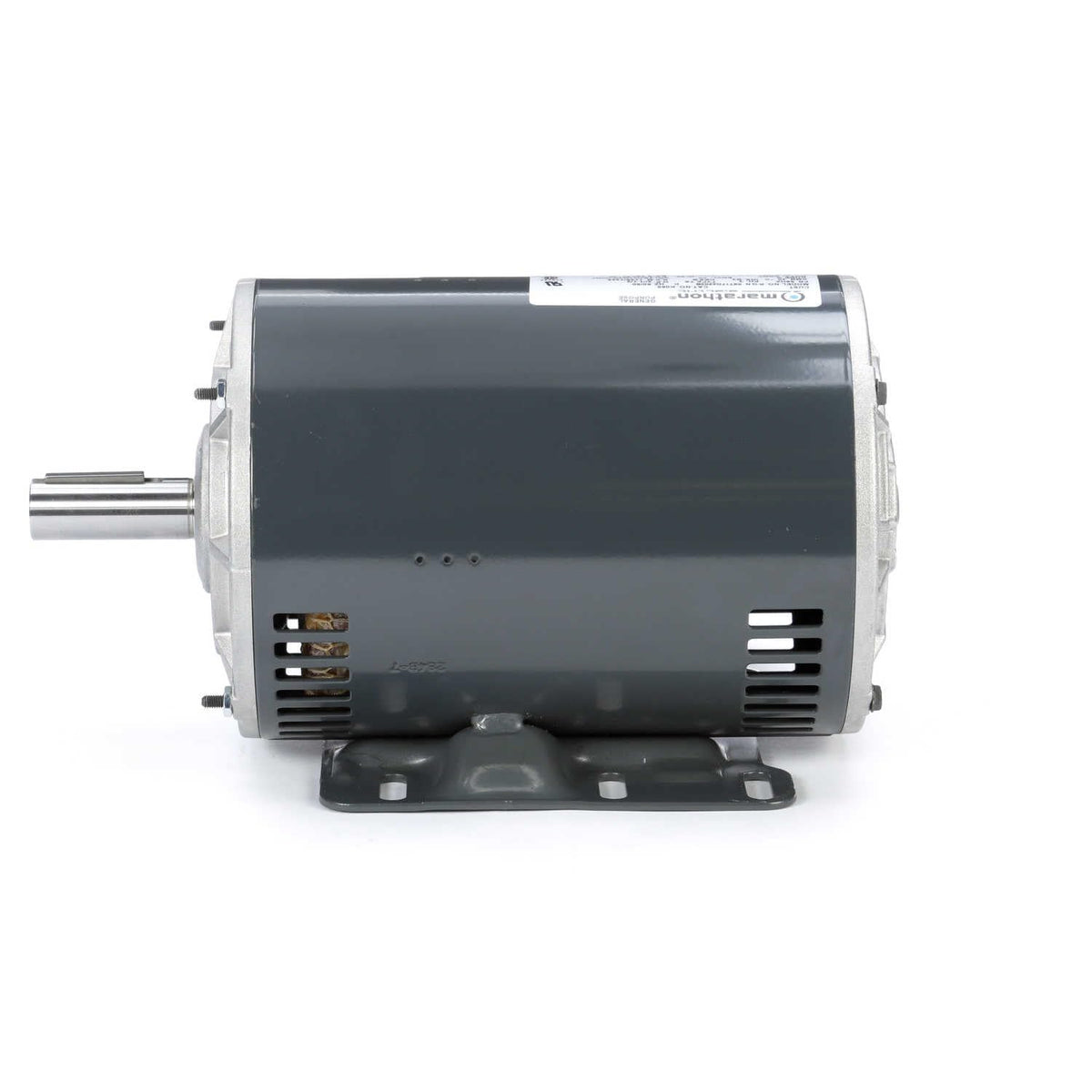 Marathon K065 56HZ Frame General Purpose Motor, 3 Phase, Rigid Base, Open Drip Proof, 6.2-6.2/3.1 amp, 2 hp, 1800 RPM, 208-230/460V, Suitable for Use on VFD