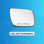 SNEMEEY Passenger Side BSD Mirror Glass Fit for Ford Explorer 2011-2017