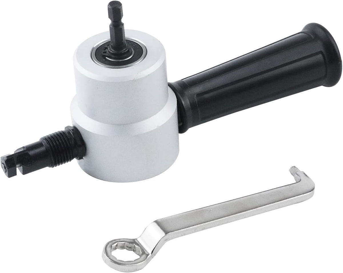 Double Head Metal Sheet Nibbler Cutter Hole Saw Drill Attachment Paperboard Package