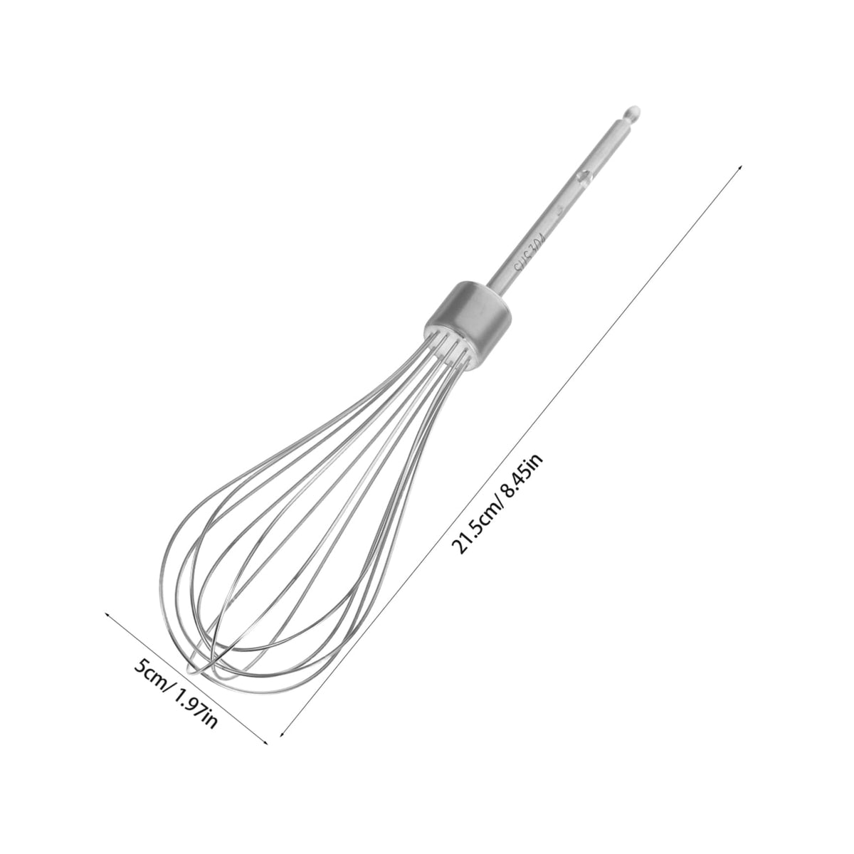 2pcs Stainless Steel Hand Mixer Attachments for Baking Whisking