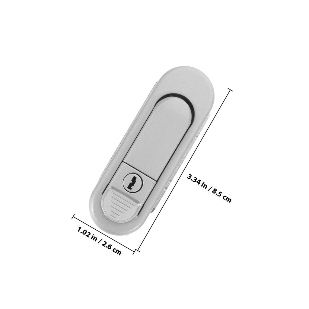 Zinc Alloy Electrical Cabinet Flat Lock Replacement for Server Racks