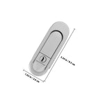 Zinc Alloy Electrical Cabinet Flat Lock Replacement for Server Racks