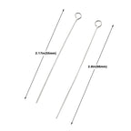 Reusable Inoculating Loop Inoculating Rod Kit Laboratory Research Teaching Tools (5pcs 3mm Inoculating Ring + 5pcs