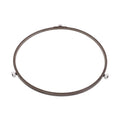 IDEANATEGRATE Microwave Turntable Roller Ring Glass Turntable Plate Tray Support Holder 23cm Replacement Inner Ring for Microwave Oven Accessories
