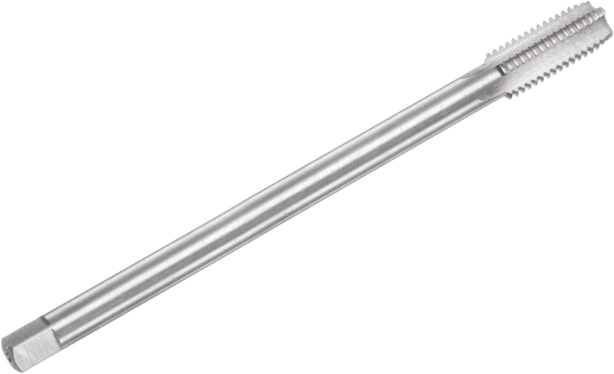 uxcell Metric Thread Tap M12 x 1.75 H2 160mm Extra Long Straight Flute Screw Thread Milling Machine Taps Threading Tapping Repair Tool