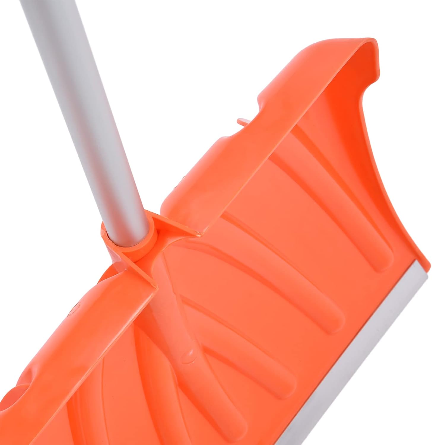 Snow Shovel, Large Capacity Aluminum Alloy Snow Pusher and Ice Crusher, with Foam Grip for Garden Car Camping Outdoor