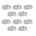 Yoebor Stainless Steel 304 Compression Ferrule 1/2" OD Sleeve Ring 10 Pairs