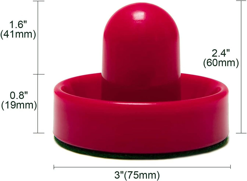 Rechargeable Floating Pucks & Paddles - Any Flat Surface Air Hockey, Includes Charging Cable and Strikers