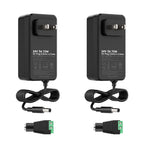 BTF-LIGHTING DC24V 3A 72W LED Driver 2 Pack, Class 2 Transformer