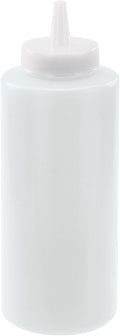 12 oz Clear Plastic Squeeze Bottles, 6pk (Set of 6)