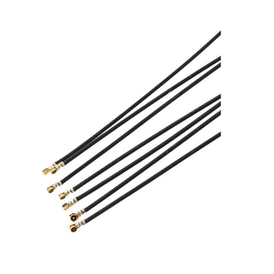 5PCS U.fl IPEX1 Male to IPEX4 MHF4 Female Connector RF0.81 Cable Coaxial Pigtail WiFi Antenna Extension Cord Jumper Adapter(IPEX4 F to F,15CM)