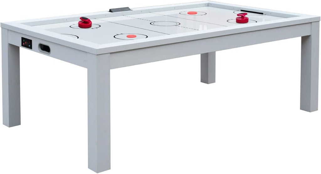 Plastic Air Hockey Strikers/Pushers, 2 PCS 4" Plastic Air Hockey Pushers and 6 PCS 2.875" Pucks Replacement for Game