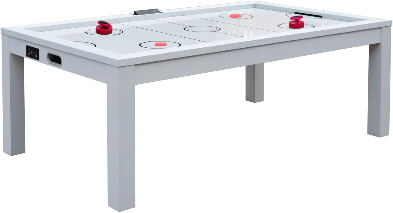 Plastic Air Hockey Strikers/Pushers, 2 PCS 4" Plastic Air Hockey Pushers and 6 PCS 2.875" Pucks Replacement for Game