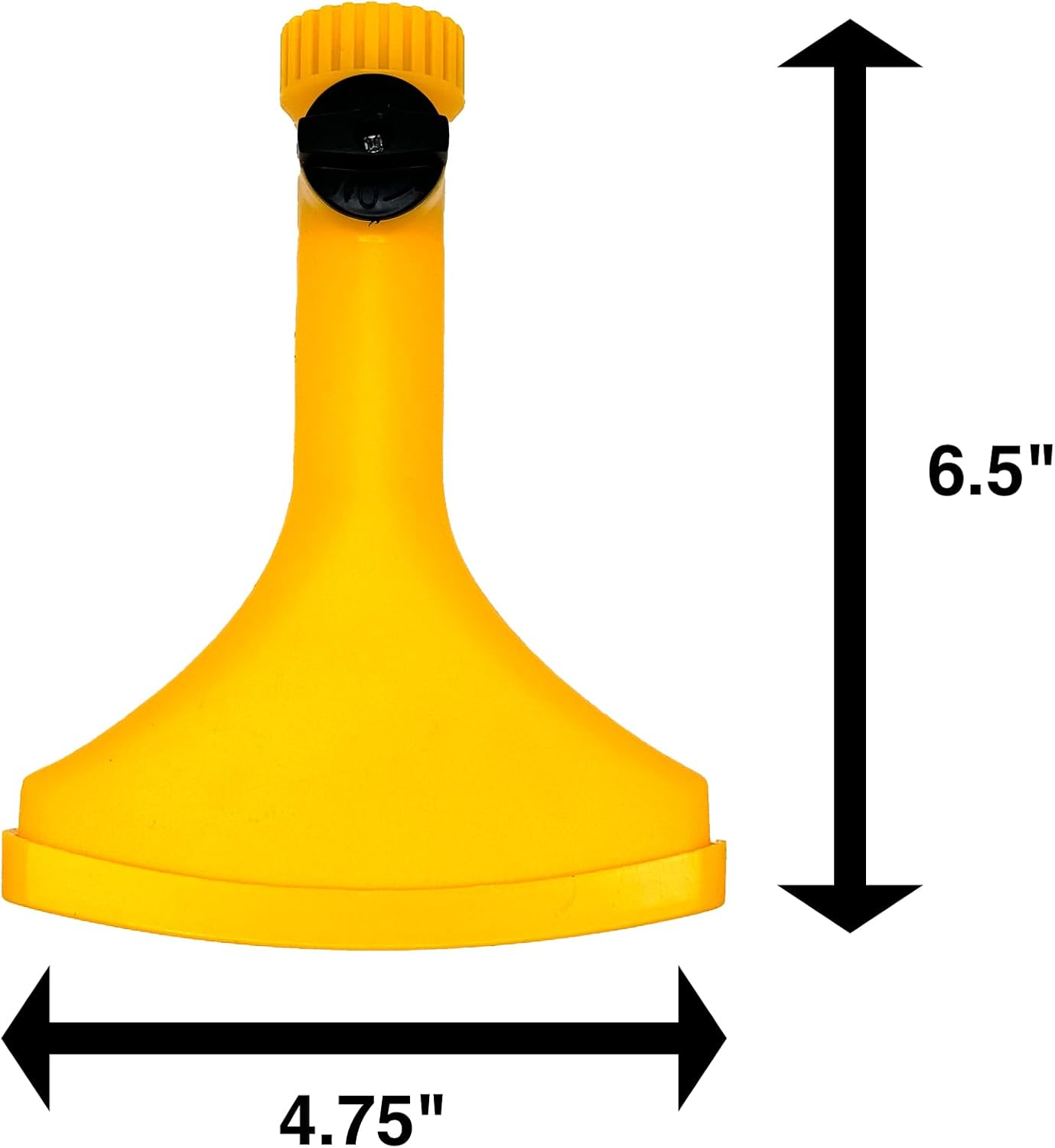 Rocky Mountain Goods Value Fan Spray Nozzle - Plastic Nozzle for Garden Hose - Adjustable Shut Off Valve - Metal