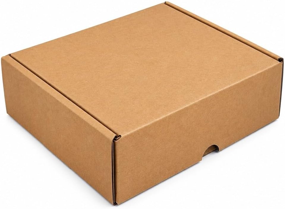 24x14x4" Kraft Mailer Boxes, Corrugated Shipping Boxes, 10 Pieces