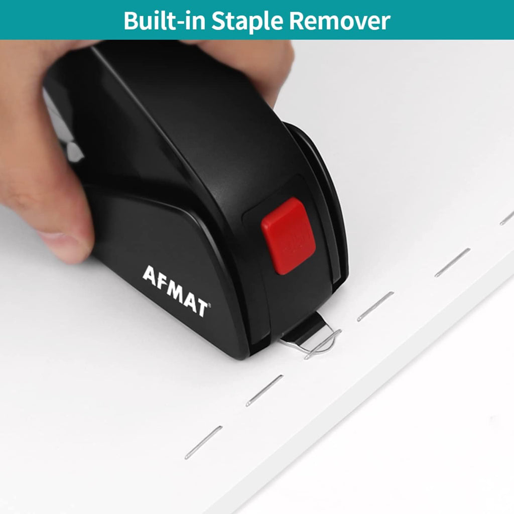 Stapler for Desk, 50 Sheet Effortless Desktop Stapler Staple with One Finger, Portable Ergonomic Handheld Staplers