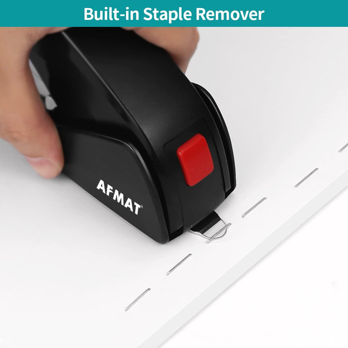 Stapler for Desk, 50 Sheet Effortless Desktop Stapler Staple with One Finger, Portable Ergonomic Handheld Staplers