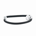 GT2 Timing Belt, 6mm Closed Loop Rubber Belt, Length 200mm, Width 6mm, Pitch 2mm, 2GT Synchronous Belts 3D Printer Belt, Black Loop Drive Belt 10pcs (200MM)
