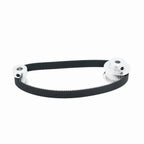 GT2 Timing Belt, 6mm Closed Loop Rubber Belt, Length 248mm, Width 6mm, Pitch 2mm, 2GT Synchronous Belts 3D Printer Belt, Black Loop Drive Belt 10pcs (248MM)