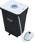 Deep Water Culture 13-Gallon - (1) Site | – Medium-Less DWC 13-Gallon (6) Site - Hydroponic System (18″L x 16″W)