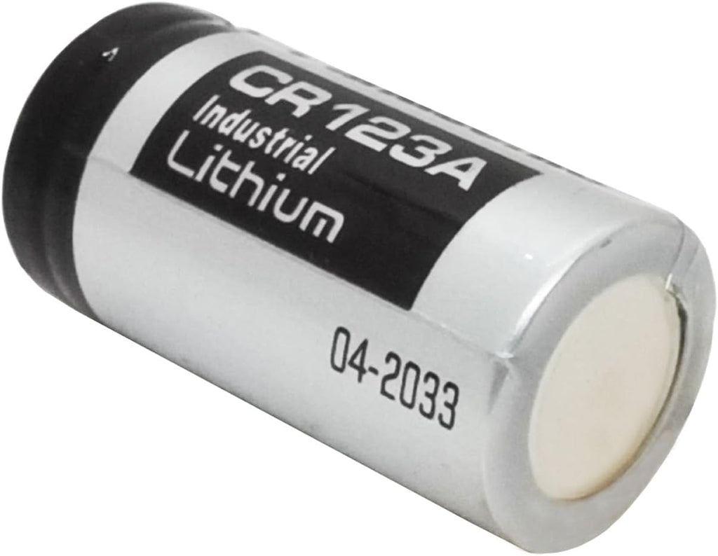 (2 Pack CR123A 3V Lithium Battery 1400mAh for Cameras Flashlight Alarm Smart Sensors (Non-Rechargeable)