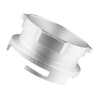 58mm Powder Dosing Ring for Coffee Machine Handle, Silver Alloy