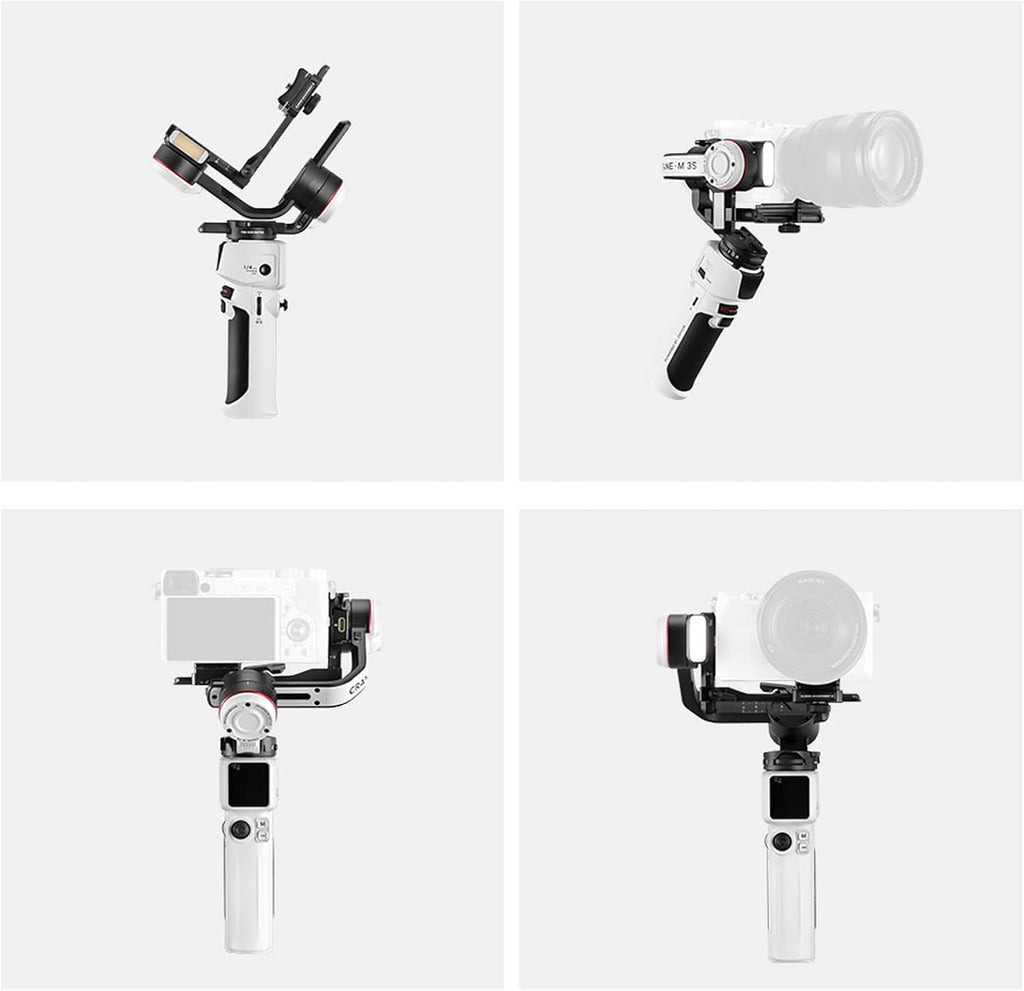 Crane M3S Combo Gimbal Stabilizer for Smartphone Mirrorless DSLR Camera Action Camera,3-Axis Gimbal for iPhone Gopro